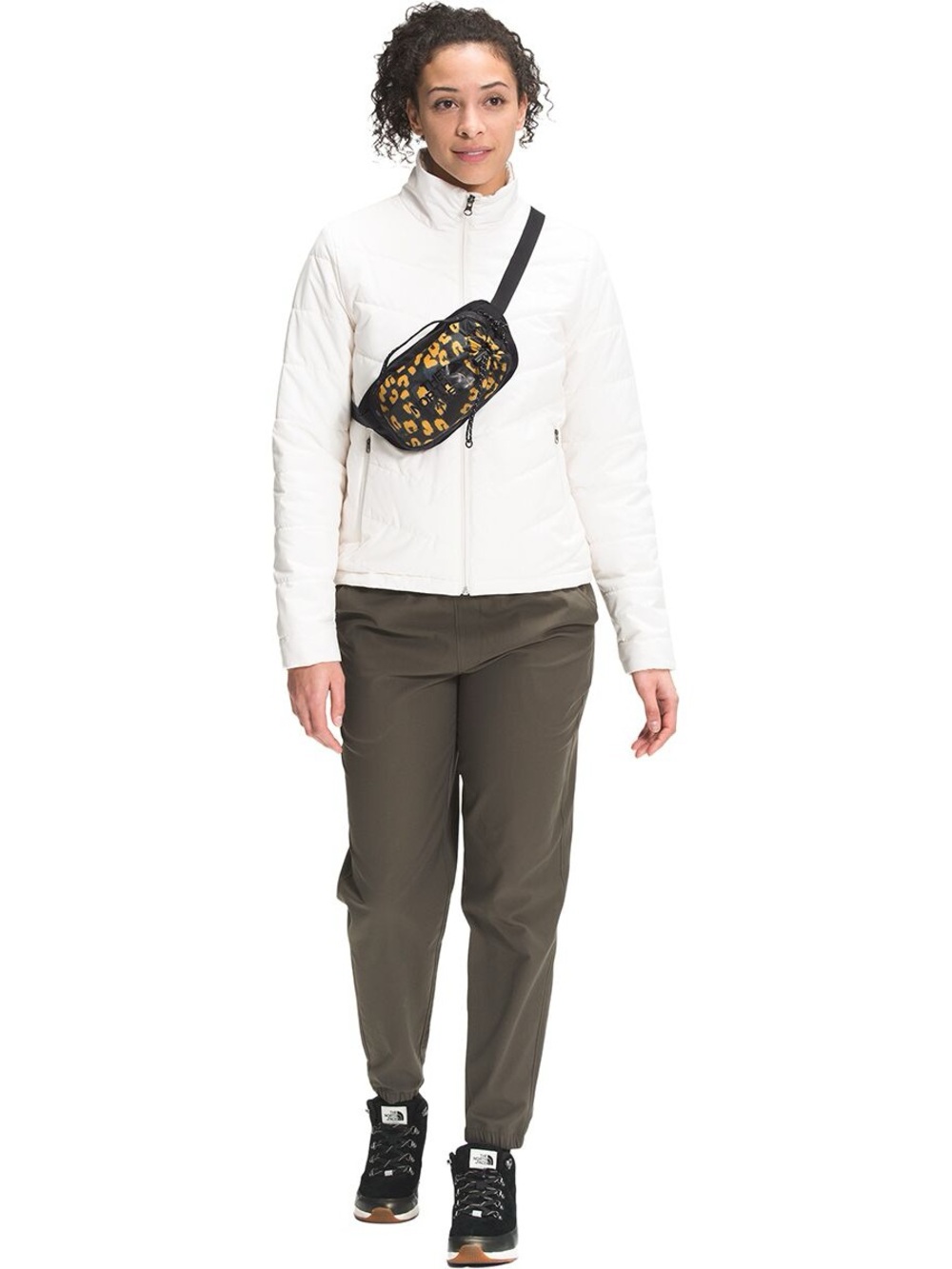 The North Face Leopard-Pattern Black & Mustard Bozer S2L Hip pack III - Picture 5 of 8